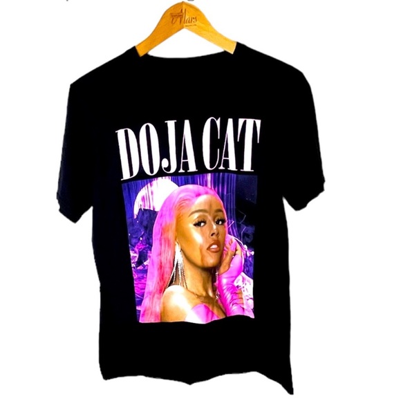 Doja Cat Graphic Black T'shirt Women's Size Large - Picture 2 of 2